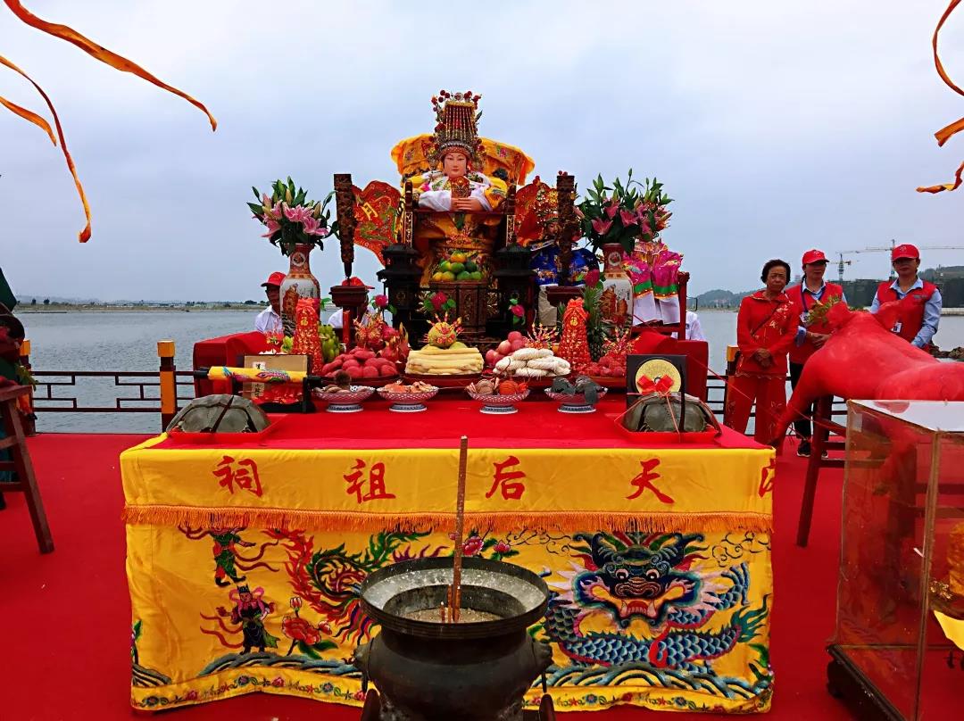 妈祖神舟和海祭台_莆田贤良港天后祖祠官方门户